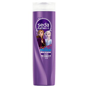 Shampoo Infantil Frozen Seda Juntinhos Brilho Encantado Frasco 300ml