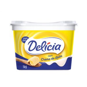 Margarina com Sal Delícia + Sabor e Cremosidade Pote 1kg Embalagem Econômica