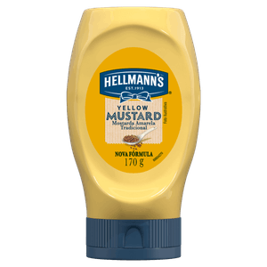 Mostarda Amarela Tradicional Hellmann´s Squeeze 170g