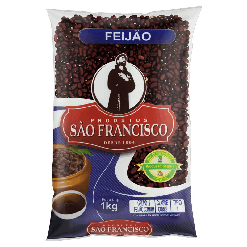 Feijao-Vermelho-Tipo-1-Produtos-Sao-Francisco-Pacote-1kg