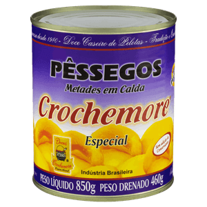 Pêssego em Calda Metades Crochemore Especial Lata 460g