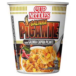 Macarrão Instantâneo Galinha Caipira Picante Cup Noodles Copo 68g