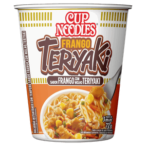 Macarrão Instantâneo Frango com Molho Teriyaki Cup Noodles Copo 72g