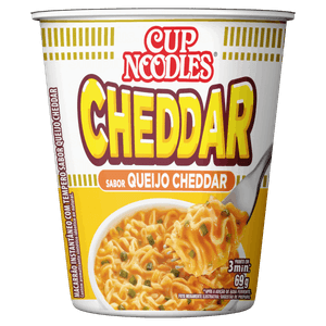 Macarrão Instantâneo Queijo Cheddar Cup Noodles Copo 69g