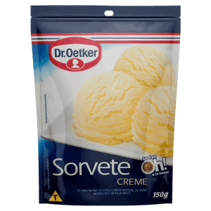 Pó para Sorvete Creme Dr. Oetker Sachê 150g