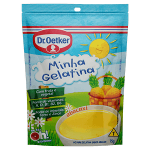 Gelatina Pó Abacaxi Dr. Oetker Minha Gelatina Sachê 75g