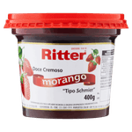 Doce-Cremoso-Schmier-Morango-Ritter-Pote-400g