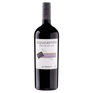 Vinho Brasileiro Tinto Suave Reservado Acquasantiera Tannat Merlot Cabernet Serra Gaúcha Garrafa 1l