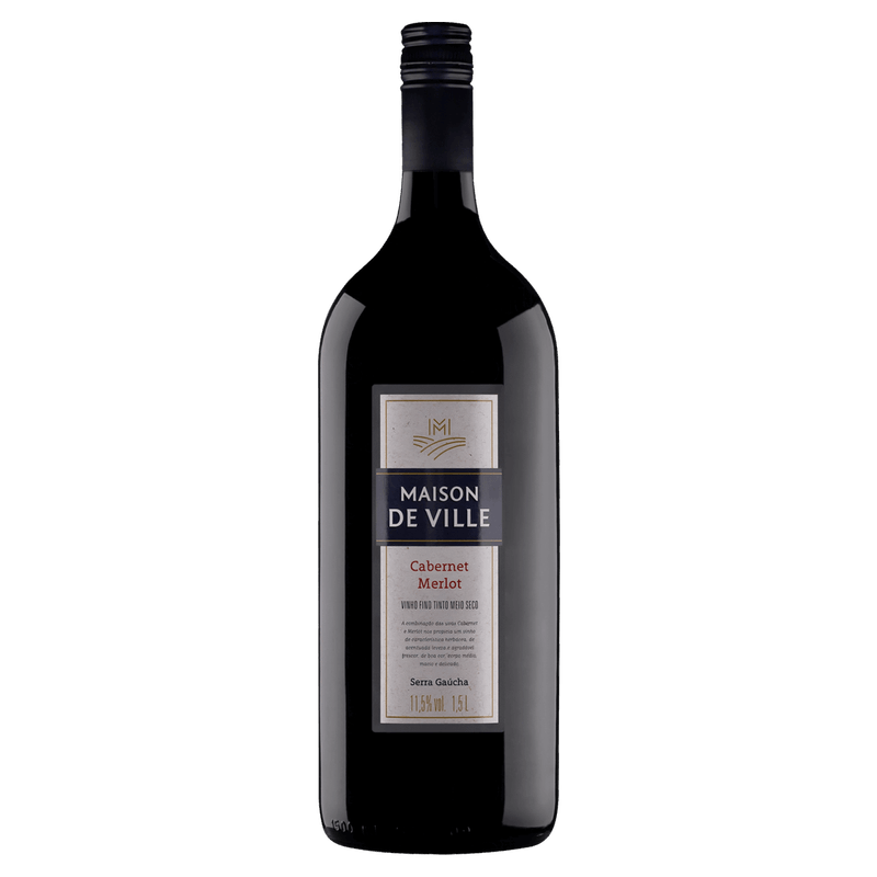 Vinho-Brasileiro-Tinto-Meio-Seco-Maison-de-Ville-Cabernet-Merlot-Serra-Gaucha-Garrafa-15l