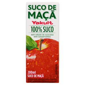 Suco Maçã Yakult Caixa 200ml