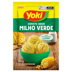 Pó para Sorvete Milho Verde Yoki Pacote 150g