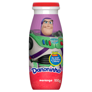 Iogurte Morango Disney Danoninho Frasco 100g