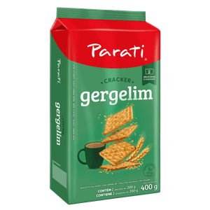 Biscoito Cracker com Gergelim Parati Pacote 400g