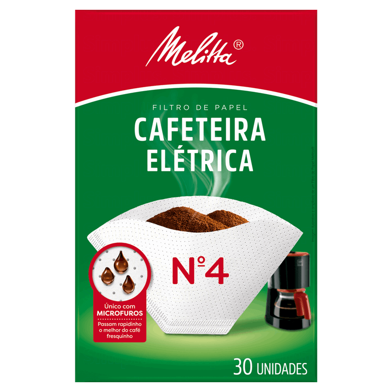 Filtro-de-Papel-para-Cafeteira-Eletrica-Melitta-nº-4-Caixa-30-Unidades