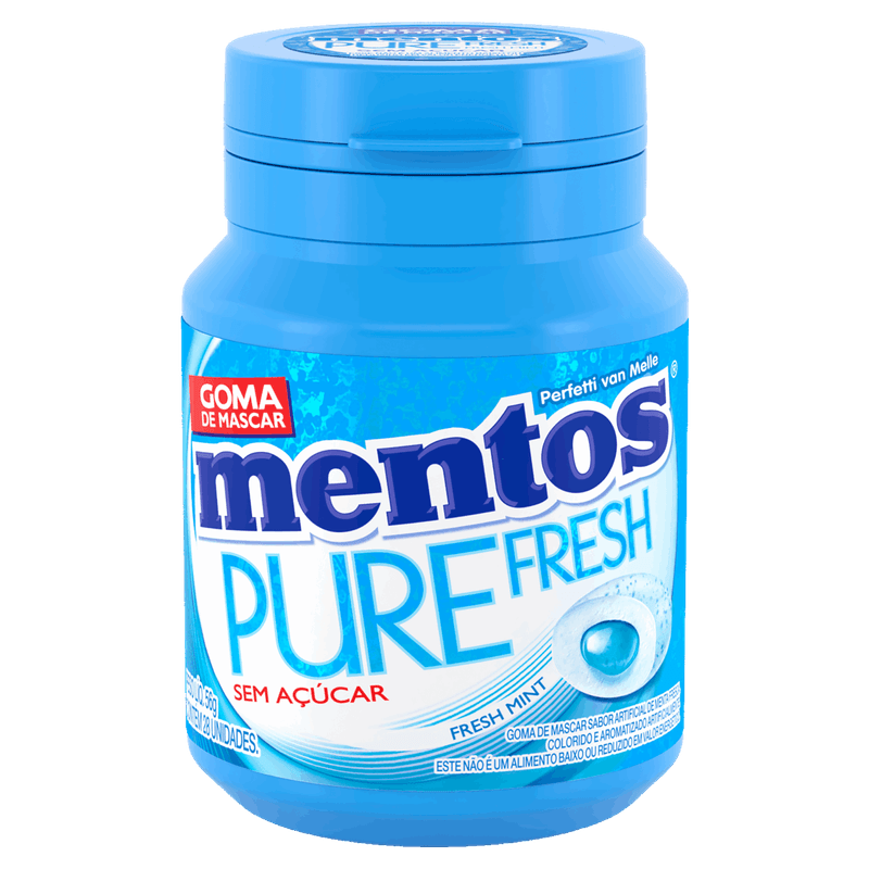 Goma-de-Mascar-Menta-Fresca-Zero-Acucar-Mentos-Pure-Fresh-Pote-56g-28-Unidades