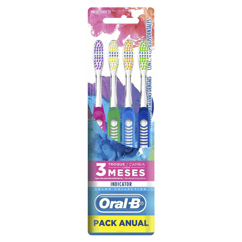 Escova-Dental-Macia-35-Oral-B-Indicator-Color-Collection-4-Unidades