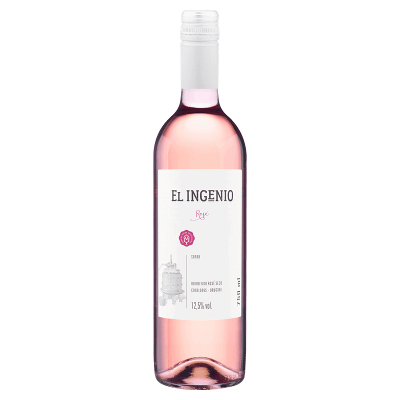 Vinho-Uruguaio-Rose-Seco-El-Ingenio-Canelones-Garrafa-750ml