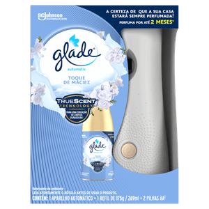 Aparelho e Odorizador de Ambiente Toque de Maciez Glade Automatic Caixa 269ml