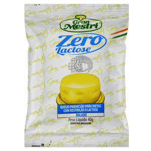 Queijo Parmesão Ralado Zero Lactose Gran Mestri Pacote 40g