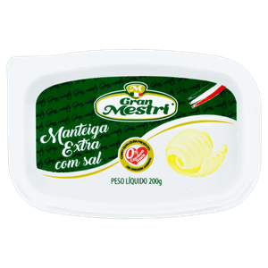 Manteiga Extra com Sal Gran Mestri Pote 200g