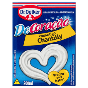 Creme Chantilly Dr. Oetker DeCoração Caixa 200ml