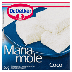 Pó para Maria Mole Coco Dr. Oetker Caixa 50g