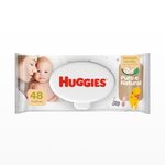 Toalha-Umedecida-sem-Perfume-Disney-Baby-Huggies-Puro-e-Natural-Pacote-48-Unidades