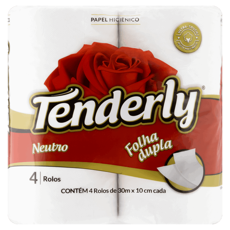 Papel-Higienico-Folha-Dupla-Neutro-Tenderly-30m-Pacote-4-Unidades