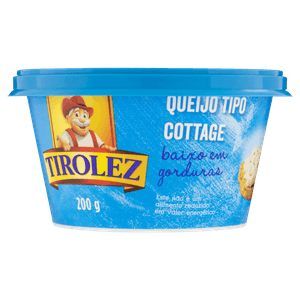 Queijo Cottage Tirolez Pote 200g