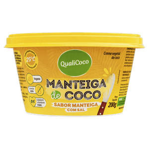 Manteiga de Coco com Sal Qualicoco Pote 200g