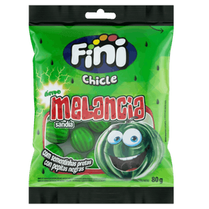 Chiclete Ácido Melancia Fini Pacote 80g