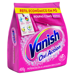 Tira-Manchas Pó Vanish Oxi Action Pacote 400g Refil Econômico