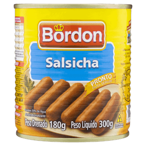 Salsicha Bordon Lata 180g