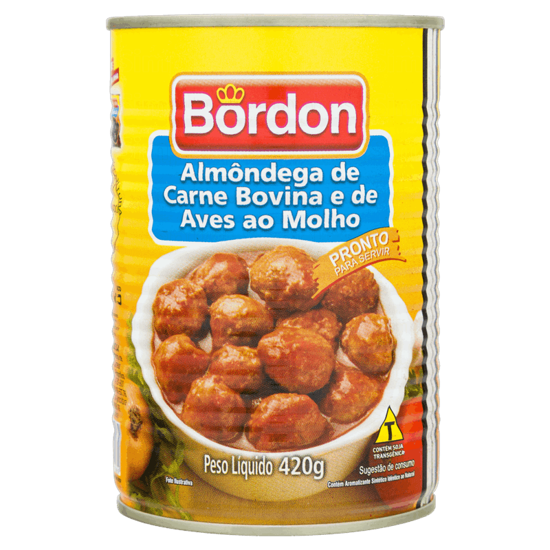 Almondega-de-Carne-Bovina-e-Aves-ao-Molho-Bordon-Lata-420g