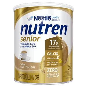 Composto Lácteo Café com Leite Nutren Senior Lata 370g