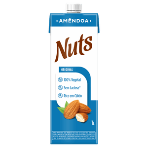 Bebida à Base de Amêndoa Original Nuts Caixa 1l