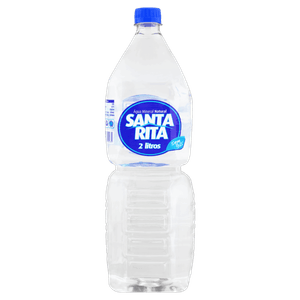 Água Mineral Natural sem Gás Santa Rita Garrafa 2l