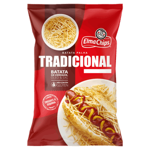 Batata Palha Tradicional Elma Chips Pacote 215g