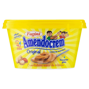 Creme de Amendoim Original Fugini Amendocrem Pote 200g