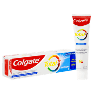 Creme Dental Whitening Colgate Total 12 Caixa 180g