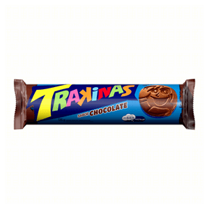 Biscoito Recheio Chocolate Trakinas Pacote 126g