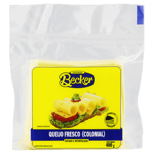 Queijo Colonial Fatiado Becker 400g