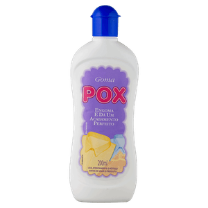 Engomador de Tecido Goma Pox Frasco 200ml