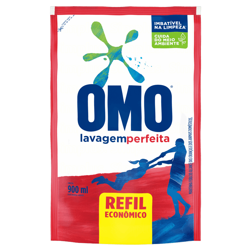 Lava-Roupas-Liquido-Omo-Lavagem-Perfeita-Sache-900ml-Refil-Economico