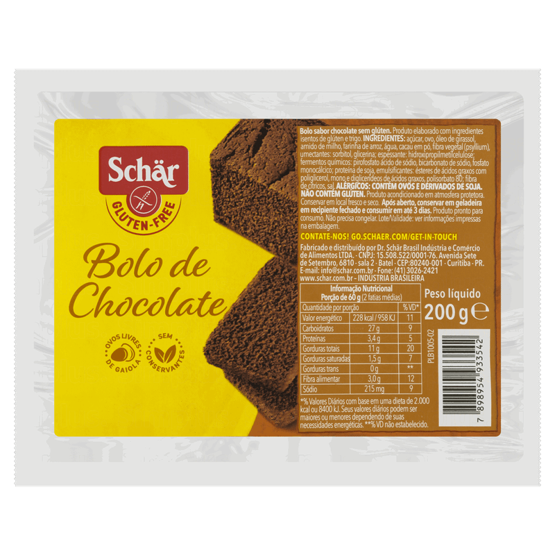 Bolo-Chocolate-sem-Gluten-Schar-Pacote-200g