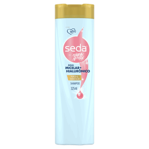 Shampoo Seda by Niina Secrets Água Micelar e Hialurônico Frasco 325ml