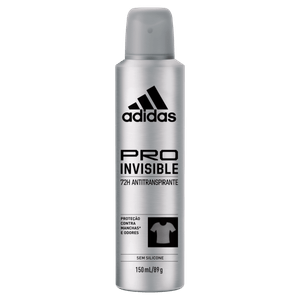 Antitranspirante Aerossol Pro Invisible Adidas 150ml