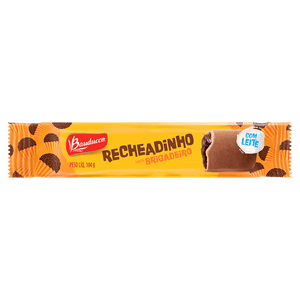 Biscoito Chocolate Recheio Brigadeiro Bauducco Recheadinho Pacote 104g