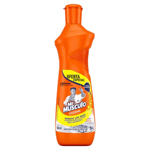 Limpador Desengordurante Cozinha Laranja Mr Músculo Squeeze 500ml Grátis 20% de Desconto