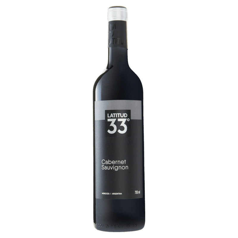 Vinho-Argentino-Tinto-Seco-Latitud-33º-Cabernet-Sauvignon-Mendoza-Garrafa-750ml